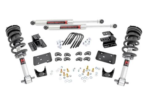 2 Inch Lowering Kit 4 Inch Rear Lowering M1 Silverado/Sierra 1500 (14-18 & Classic) Rough Country