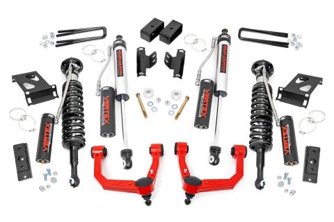 3.5 Inch Lift Kit UCA Vertex Red Toyota Tacoma 2WD/4WD (2005-2023) Rough Country