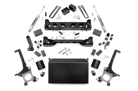 4 Inch Toyota Suspension Lift Kit w/N3 Shocks 16-20 Tundra 4WD/2WD Rough Country