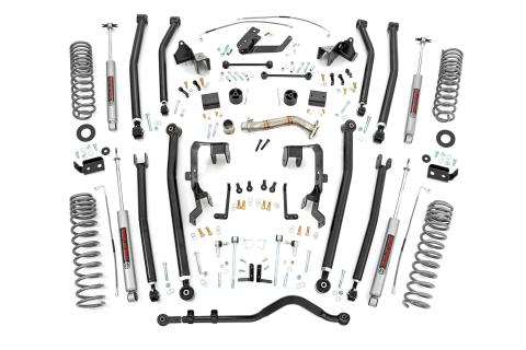 4.0 Inch Jeep Long Arm Suspension Lift Kit 12-18 Wrangler JK 4-door Rough Country