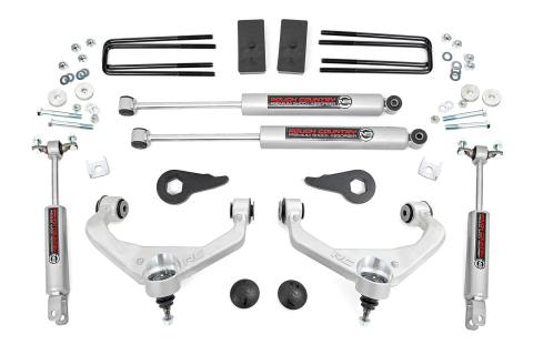 3.5 Inch Suspension Lift Kit 11-19 Silverado/Sierra 2500/3500HD Rough Country