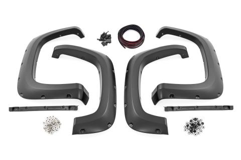 Fender Flares Pocket G2X Deep Mahogany Chevy Silverado 2500 HD/3500 HD (20-26) Rough Country