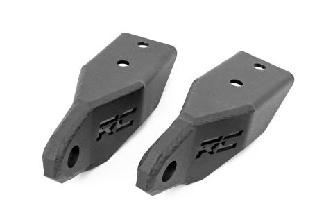 Toyota Tow Hook to Shackle Conversion Kit Mounts Only 07-20 Tundra Rough Country