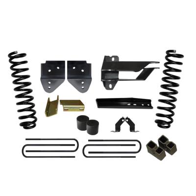 Lift Kit 4 Inch Lift 17-19 Ford F-350 Super Duty Includes Front Coil Springs Track Bar/Radius Arm/Steering Stab/Sway Bar Relocation Brackets Bump Stops Spacers Rear Lift Blocks And U-Bolts Skyjacker