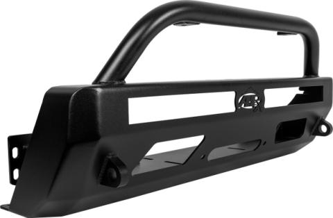 05-11 Toyota Tacoma Low Profile Front Bumper Black Powdercoat Center Hoop All Pro Off Road