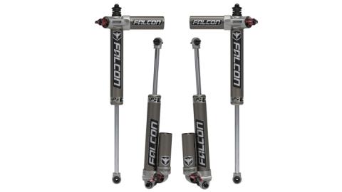 07-18 Jeep Wrangler JK 2 Door SP2 3.3 Fast Adjust Piggyback Shock Kit 5-6 Inch Lift Falcon Shocks