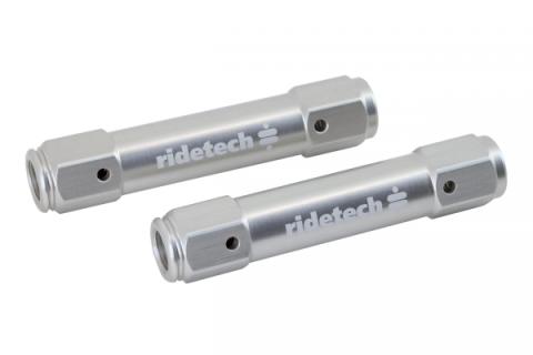 Billet Aluminum Tie Rod Adjusters For 1971-1996 Fairlane 2 Adjusters 3.75 Inch Long W/ 11/16 -16 Thread And 4 Jam Nuts Ridetech