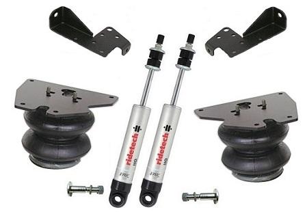 Front Coolride Kit For 1973-1987 C10 For Use W/ Ridetech Lower Arms Air Springs Brackets HQ Shocks Bolt On Shock Mounts And Hardware Ridetech