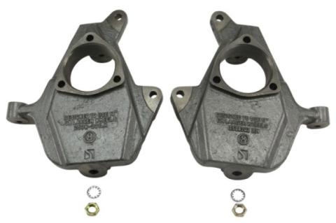 2 Inch Drop Spindles For 1999-2006 Silverado / Sierra 1500 2WD 2007 Classic17 Inch Or Larger Wheels Only Ridetech