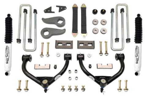 3.5 Inch Lift Kit 11-19 Silverado/Sierra 3500/3500HD/2500 HD 4x4 &amp; 2WD w/ SX8000 Shocks includes Dually Models Tuff Country