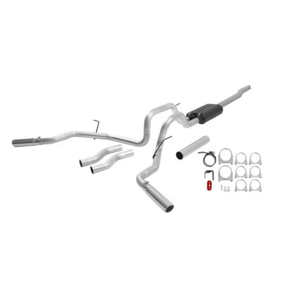 Force Ii Cat-Back Exhaust System 2004-2008 Ford F-150 &amp; Lincoln Mark Lt Trucks With A 4.6L Or 5.4L Engine Mild Sound Flowmaster