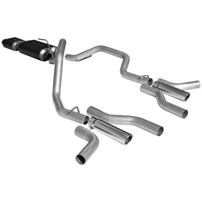American Thunder Cat-Back Exhaust System 2000-2006 Toyota Tundra With 4.7L Engine Fits 2/4 Wheel Drive Models And All Wheelbases Aggressive To Moderate Sound Flowmaster