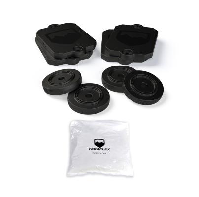 18-Up Wrangler JL 0.5 Inch Bump Stop Strike Pad Shim Kit Front &amp; Rear TeraFlex