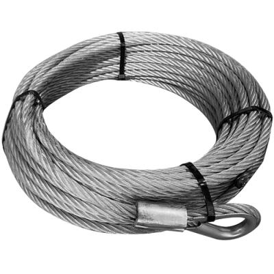Wire Rope 3/8 Inch x 85 Foot (9.5mm x 26m) Bulldog Winch