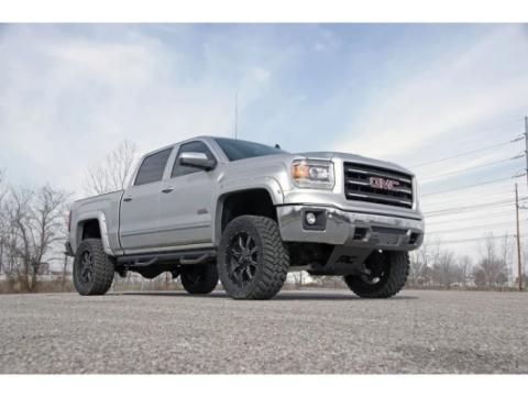 5 Inch Suspension Lift Kit w/V2 Monotube Shocks &amp; Struts 14-18 Silverado/Sierra 1500 4WD Aluminum/Stamped Steel Rough Country
