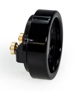 X-Series Fluid Pressure Gauge Kit 0-150psi/0-10bar Black Bezel and Black Faceplate AEM Electronics