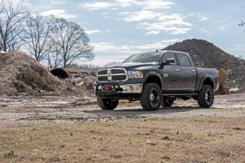 6.0 Inch Dodge Suspension Lift Kit Vertex Struts and Vertex Shocks 12-Up Ram 1500 4WD Rough Country