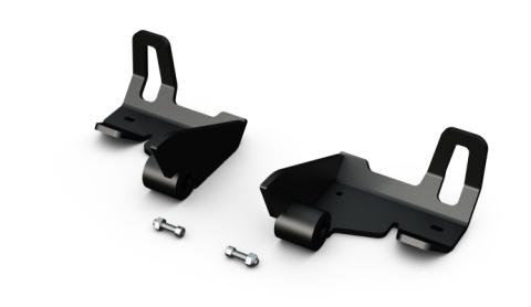 07-18 Jeep Wrangler JK Bolt-On Shock Skid Plate Kit Rear Falcon Shocks