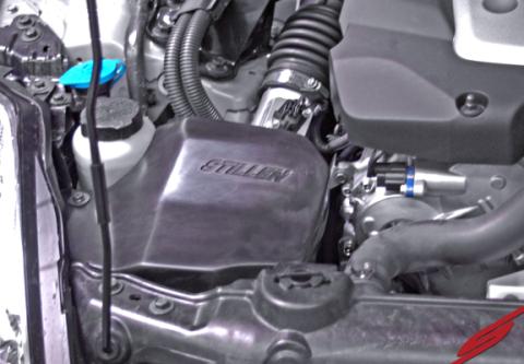 350Z Dual Long Tube Air Intake Kit Gen 2 Z33 Dry Filter For 07-09 Nissan 350Z Stillen
