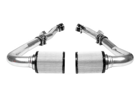 370Z Dual Hi Flow Ultra Long Tube Air Intake Gen 3 Z34 Dry Filter For 09-20 Nissan 370Z Stillen