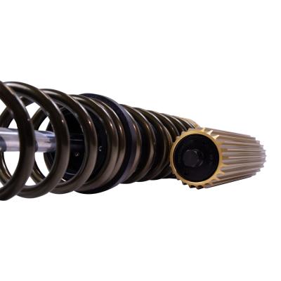 Suspension Shock Absorber and Coil Spring Assembly Monotube Front Left Can-Am Maverick X3 RS Turbo Type III Hard Anodized Black Hawk Powersports Bilstein