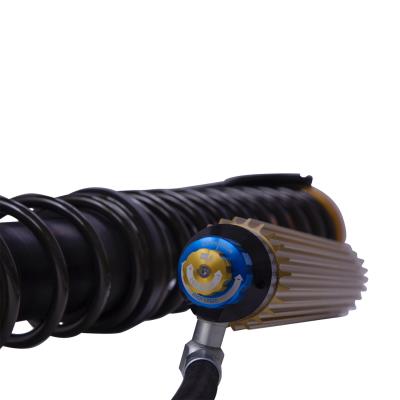 Suspension Shock Absorber and Coil Spring Assembly Monotube Rear Right Can-Am Maverick X3 RS Turbo R Type III Hard Anodized Black Hawk Powersports Bilstein