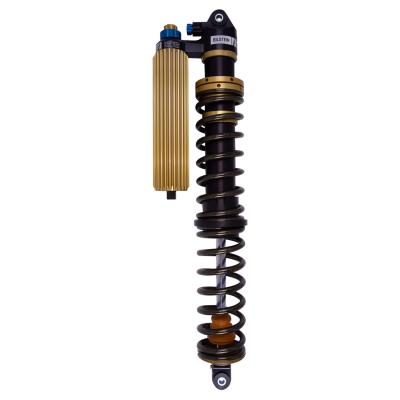 Suspension Shock Absorber and Coil Spring Assembly Monotube Front Right Can-Am Maverick X3 Max RS Turbo R Type III Hard Anodized Black Hawk Powersports Bilstein