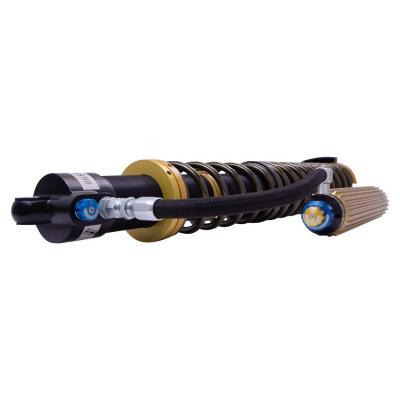 Suspension Shock Absorber and Coil Spring Assembly Monotube Rear Left Can-Am Maverick X3 Max RS Turbo R Type III Hard Anodized Black Hawk Powersports Bilstein
