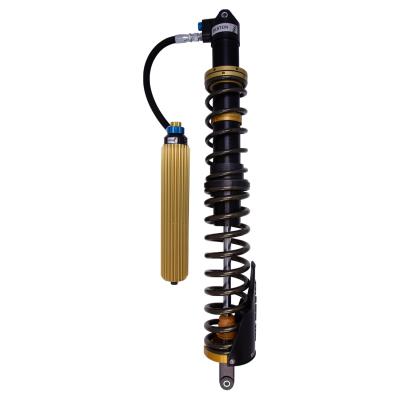 Suspension Shock Absorber and Coil Spring Assembly Monotube Rear Right Can-Am Maverick X3 Max RS Turbo R Type III Hard Anodized Black Hawk Powersports Bilstein