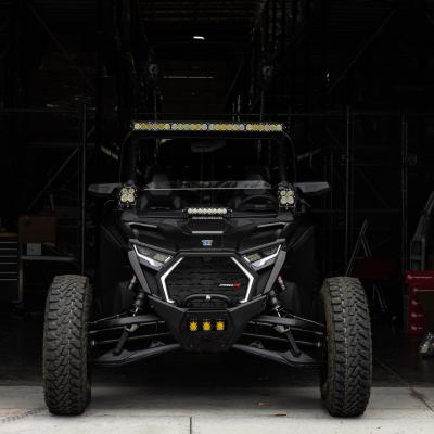S8 10 Inch Light Bar Hood Mount Kit Polaris 2025 RZR ProR; ProS; ProXP, Clear Baja Designs