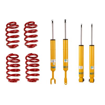 Suspension Kit Audi A4 2008-2002 Monotube Front Lowered Height 45-50mm, up to 1090kg Axle Load Rear Lowered Height 35-40mm, up to 1035kg Axle Load From Chassis # 8E-2-400001 B12 (Sportline) Bilstein