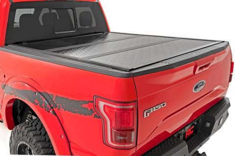 Ford Low Profile Hard Tri-Fold Tonneau Cover 19-20 Ranger 5 Foot Bed Rough Country