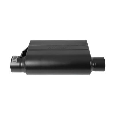 Alcohol Race Muffler Alcohol Race Muffler 3.50 Offset In 3.00 Same Side Out Aggressive Sound Flowmaster