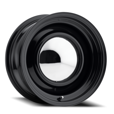 Steel Wheels 14x7 61B Black Smoothie Black 5 On 114.3  Bolt Pattern 0 Offset Allied Wheels