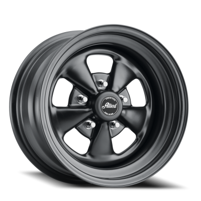 Steel Wheels 15x6 65B Super Spoke Black 5 On 114.3/5 On 120.65 Bolt Pattern -3 Offset Allied Wheels