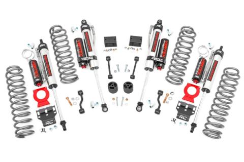 2.5 Inch Jeep Suspension Lift Kit Springs &amp; Vertex Shocks 18-20 Wrangler JL Rough Country