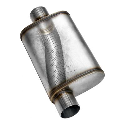 Flow Fx Muffler Flow Fx Muffler 2.50 Offset In/ 2.50 Center Out Moderate Sound Stainless Steel Flowmaster