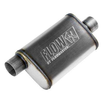 Flow Fx Muffler Flow Fx Muffler 3.00 Offset In/ 3.00 Center Out Moderate Sound Stainless Steel Flowmaster