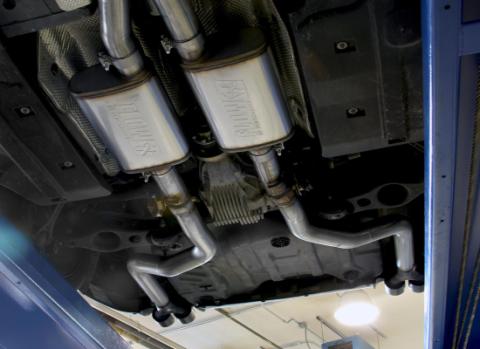 Flow Fx Cat-Back Exhaust System 2015-2023 Dodge Challenger Srt392, R/T Scat Pack With 6.4L Hemi, Hellcat, Demon With 6.2L Hemi Engine And Active Exhaust Valves Aggressive To Moderate Sound Flowmaster