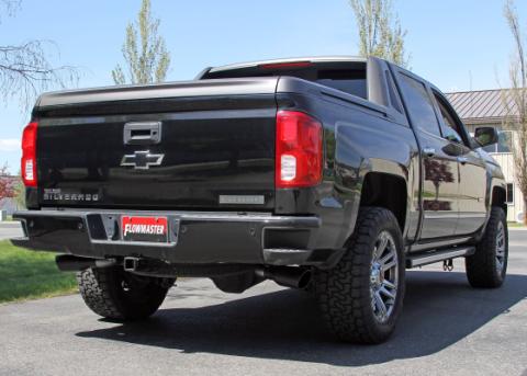 Flow Fx Cat-Back Exhaust System Fits 2011-2018 GM 1500 6.2-Liter Cat-Back, Dual Side Exit, Stainless Steel Exhaust System Flowmaster