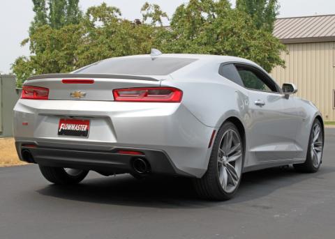 Flow Fx Axle-Back Exhaust System Fits 2016-2024 Chevrolet Camaro 3.6L, Flow Fx Axle-Back 3.0 Inch Stainless Steel Exhaust System Flowmaster