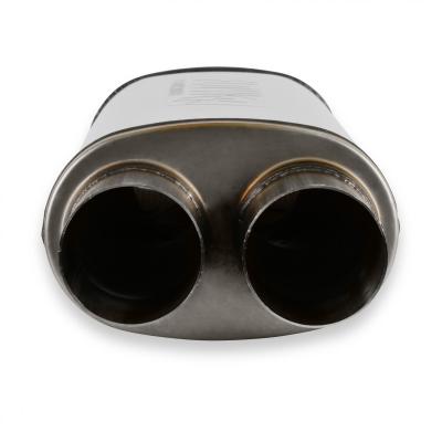 Flow Fx Muffler Flow Fx Muffler 3.00 Dual In/3.00 Dual Out Straight Through Performance Moderate Sound Stainless Steel Flowmaster