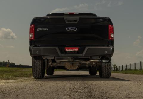 Signature Series Exhaust System Fits 2015-2020 Ford F-150 2.7L / 3.5L Ecoboost, 3.5L Ti-Vct, 5.0L, 304 Stainless Steel, Single Exit Exhaust Flowmaster