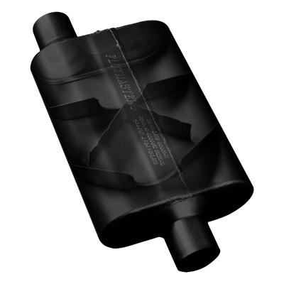 40 Series Chambered Muffler 40 Series Stainless Steel 2.50 Offset In 2.50 Center Out Aggressive Sound Flowmaster
