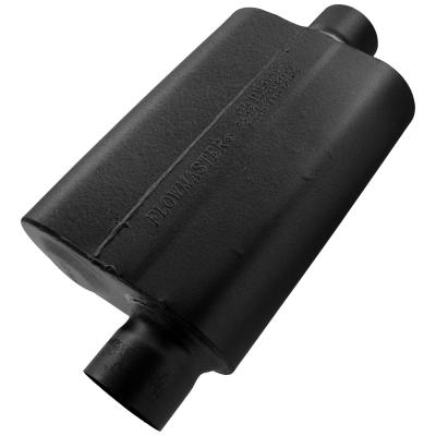40 Series Chambered Muffler 40 Series Stainless Steel 3.00 Offset In 3.00 Center Out Aggressive Sound Flowmaster