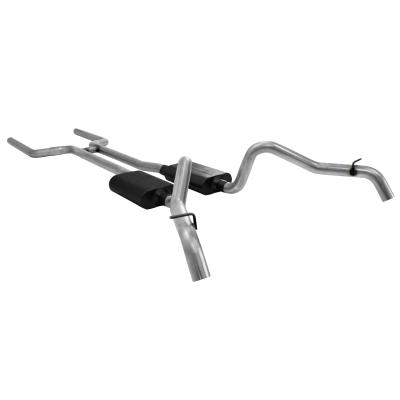 American Thunder Crossmember-Back Exhaust System Fits 1967-1968 Camaro And Firebird With V8 Engine 2.50 Inch Stainless Steel Aggressive To Moderate Sound Flowmaster