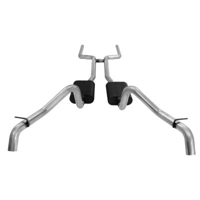 American Thunder Crossmember-Back Exhaust System Fits 1967-1968 Camaro And Firebird With V8 Engine 2.50 Inch Stainless Steel Aggressive To Moderate Sound Flowmaster