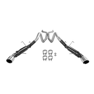 Outlaw Cat-Back Exhaust System 2011-2012 Ford Mustang Gt 5.0L Coupes &amp; Convertibles. Does Not Fit Gt500 Aggressive Sound Flowmaster
