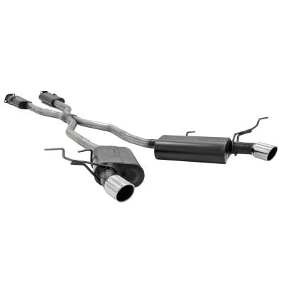 Force Ii Cat-Back Exhaust System Fits 2011-2021 Jeep Grand Cherokee 3.6, 5.7-Liter, Force Ii Cat-Back 2.5 Inch Stainless Steel Exhaust System, Dual Out Rear Exit Flowmaster