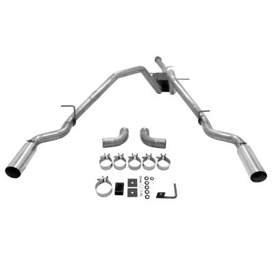 American Thunder Cat-Back Exhaust System 2014-2019 (Classic Body) Silverado/Sierra 1500 4.3L &amp; 5.3L Engines Aggressive To Moderate Sound Flowmaster